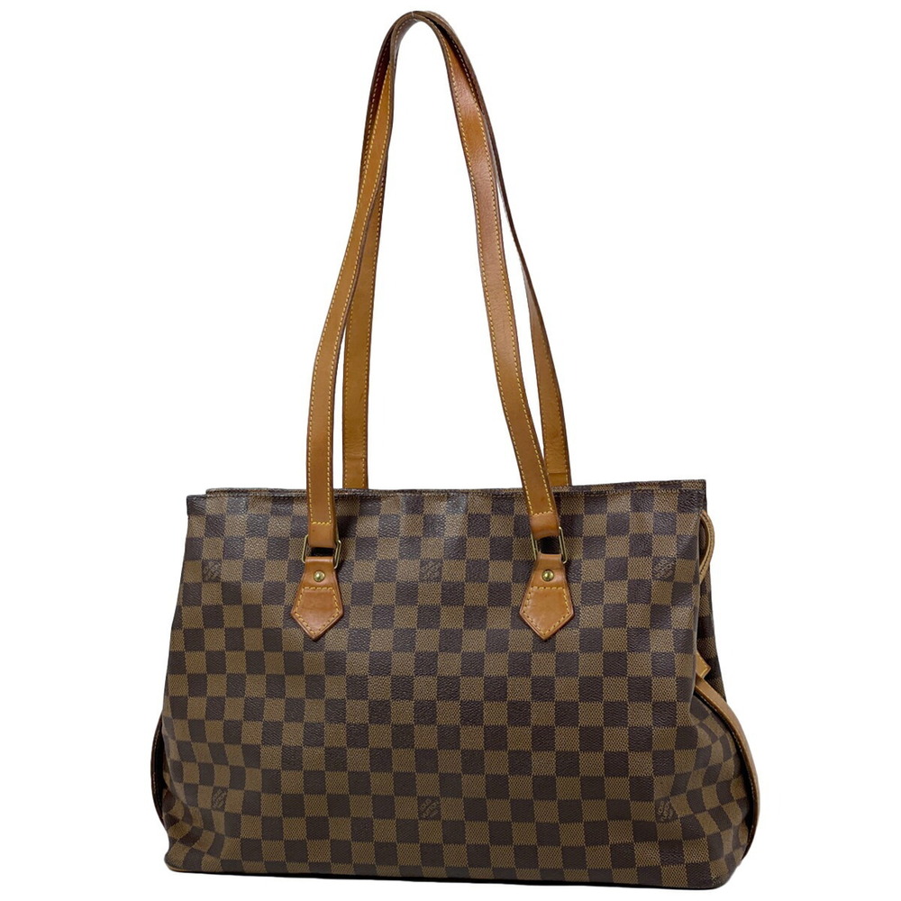 Louis Vuitton Columbine Shoulder Bag Tote Damier Brown